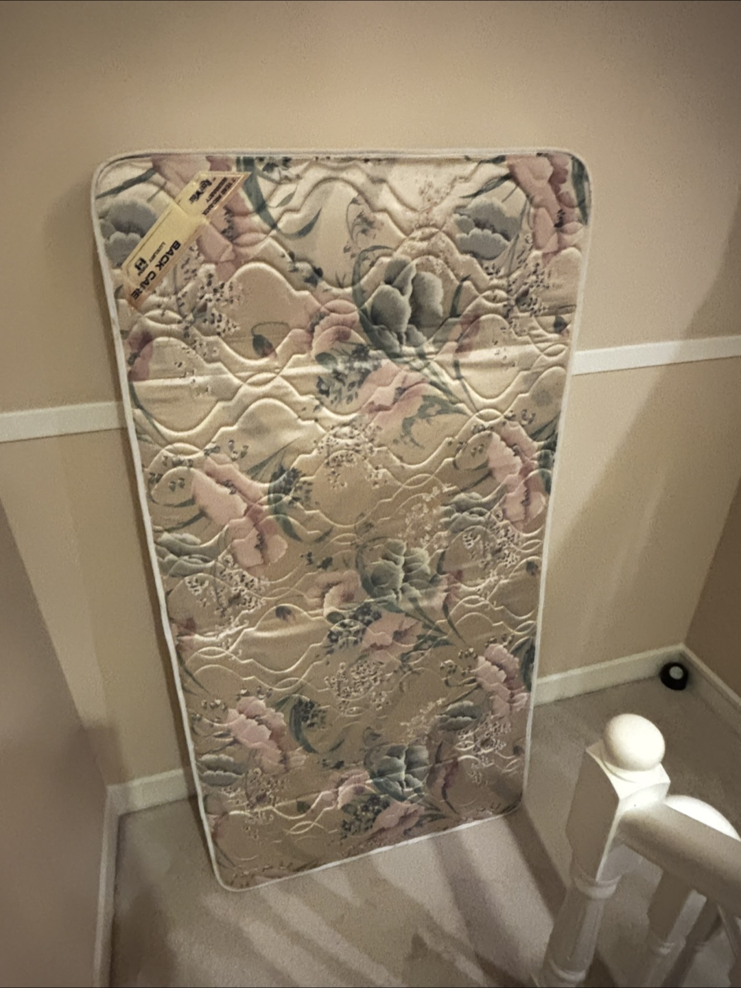Twin Mattress - Floral Pattern