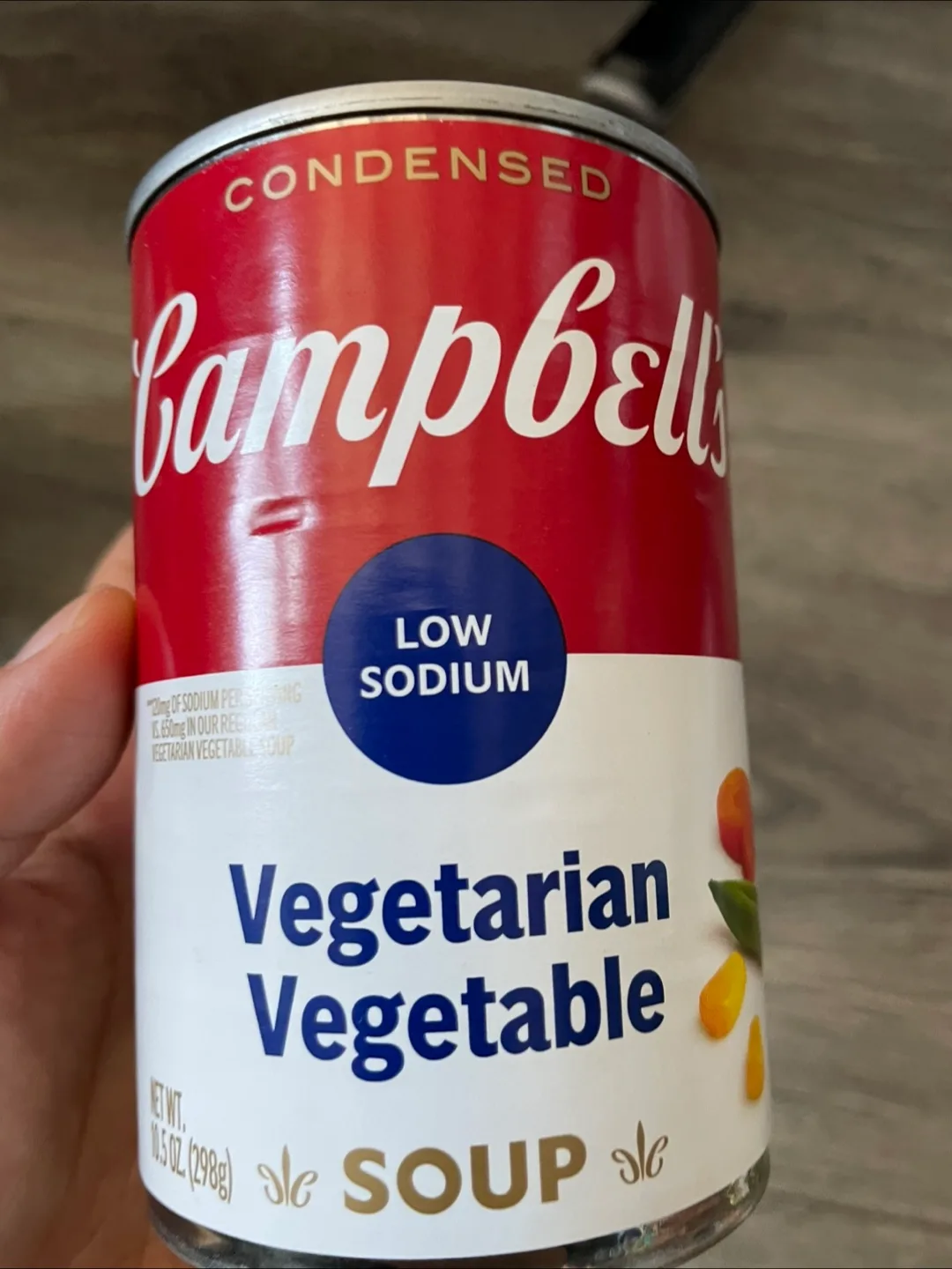 Campbell's Low Sodium Vegetarian Vegetable Soup thumbnail