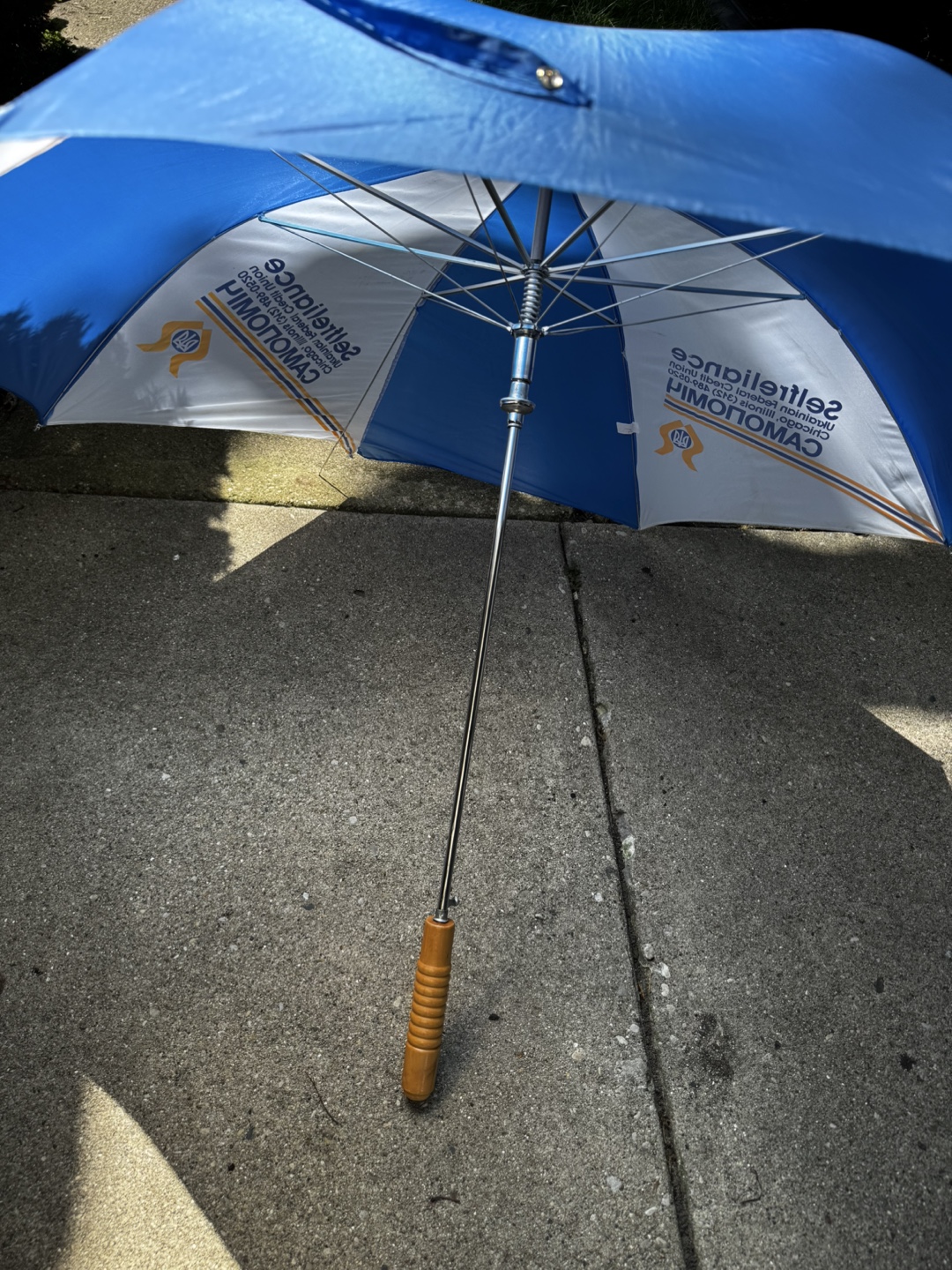 🇺🇦Selfreliance FCU Blue & White Umbrella