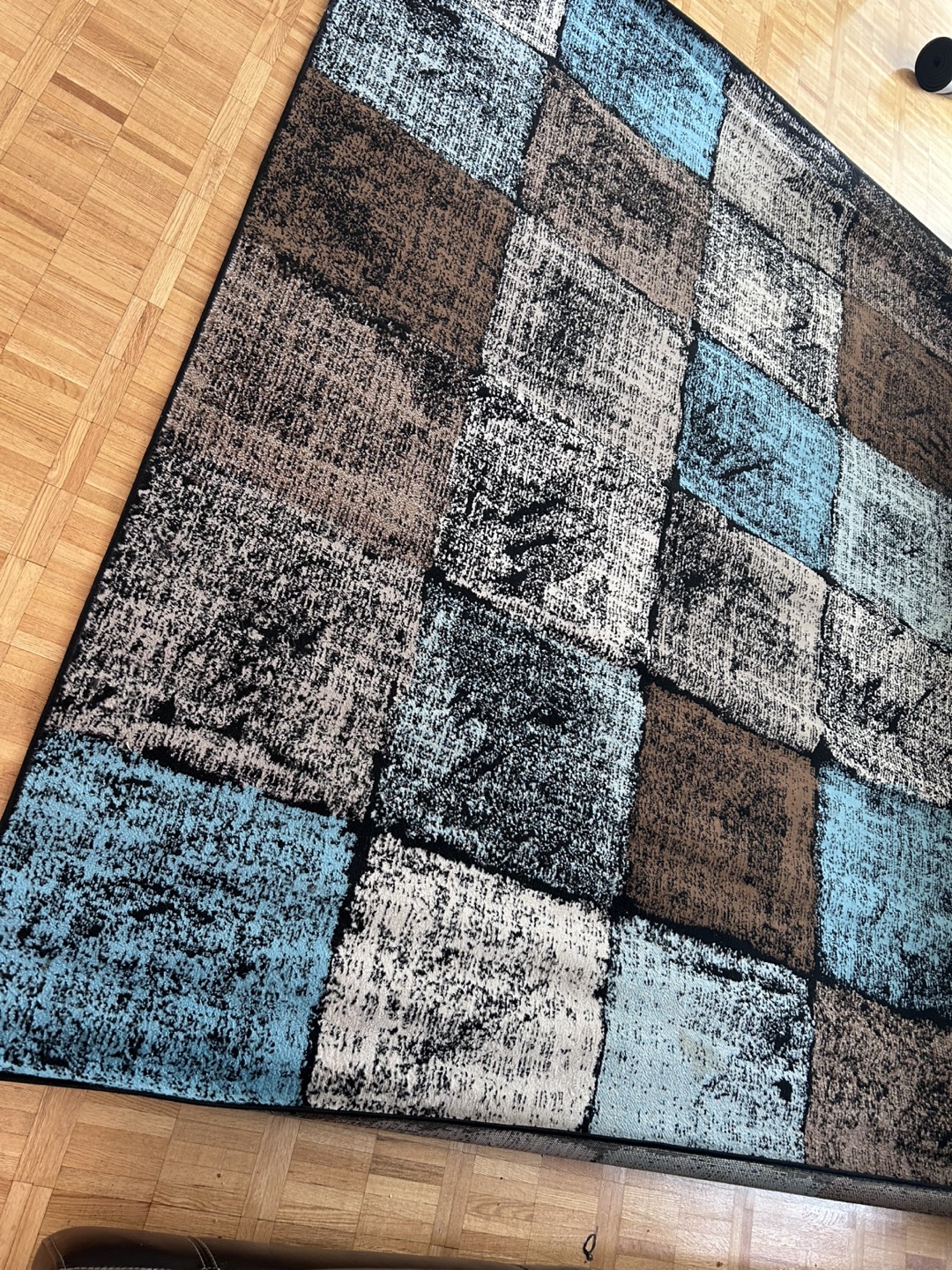 Area Rug - Brown, Blue, Grey - photo 3