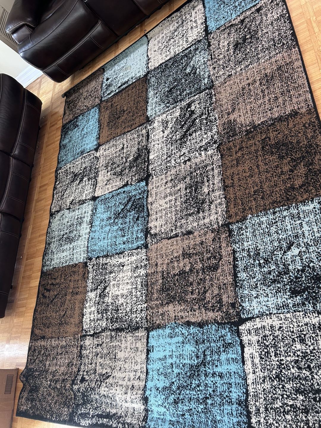 Area Rug - Brown, Blue, Grey - photo 2
