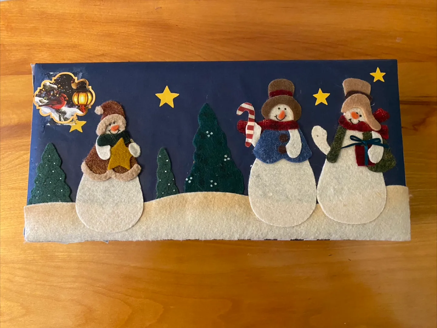 Set of 4 Snowman Christmas Ornaments image indicator(3)