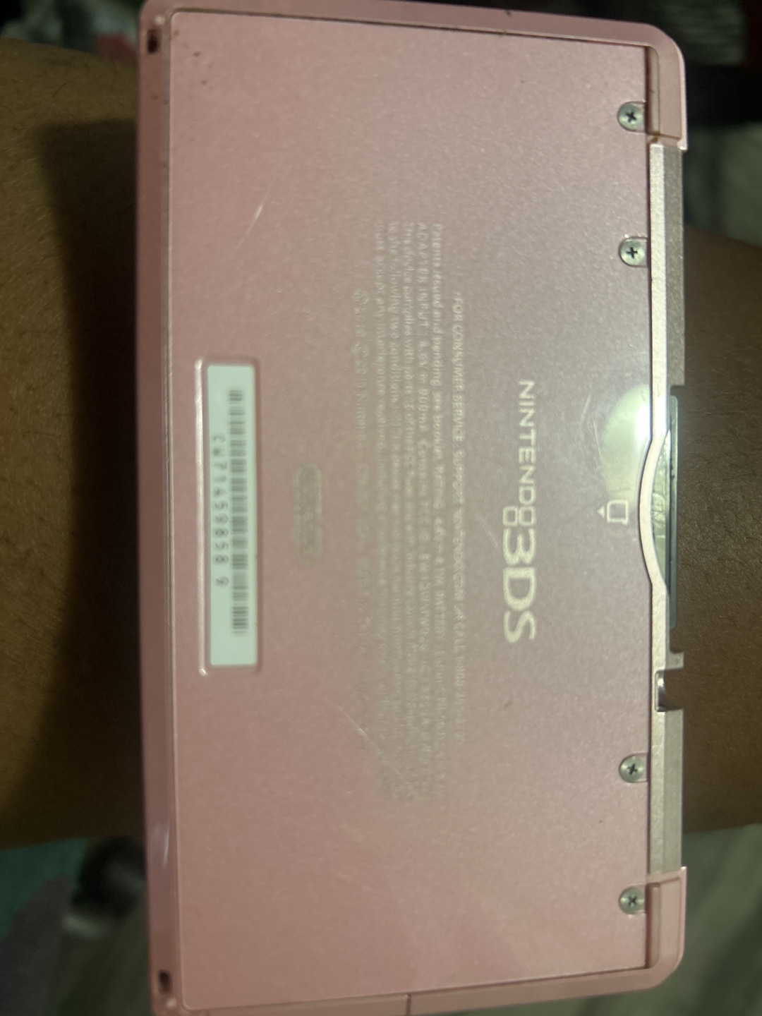 Pink Nintendo 3DS Handheld Console - photo 3