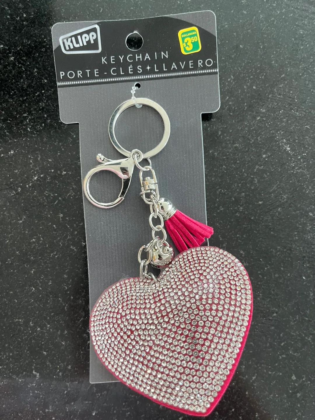 Free Klipp Heart Keychain with Tassel - New!
