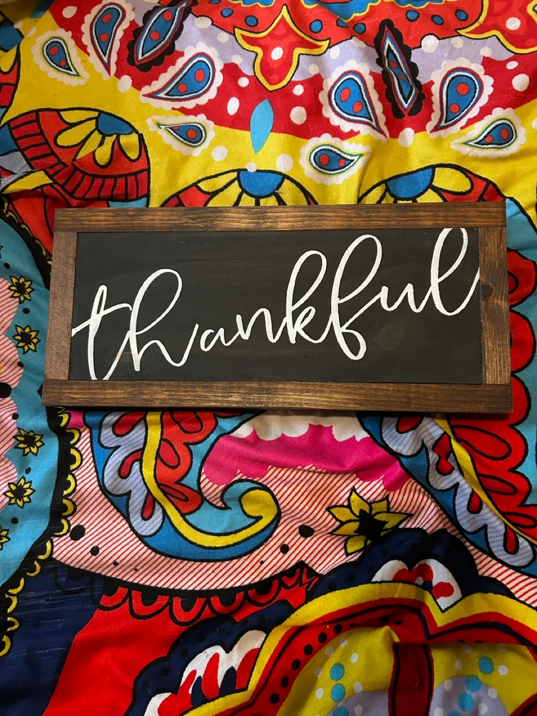Thankful Wooden Sign thumbnail