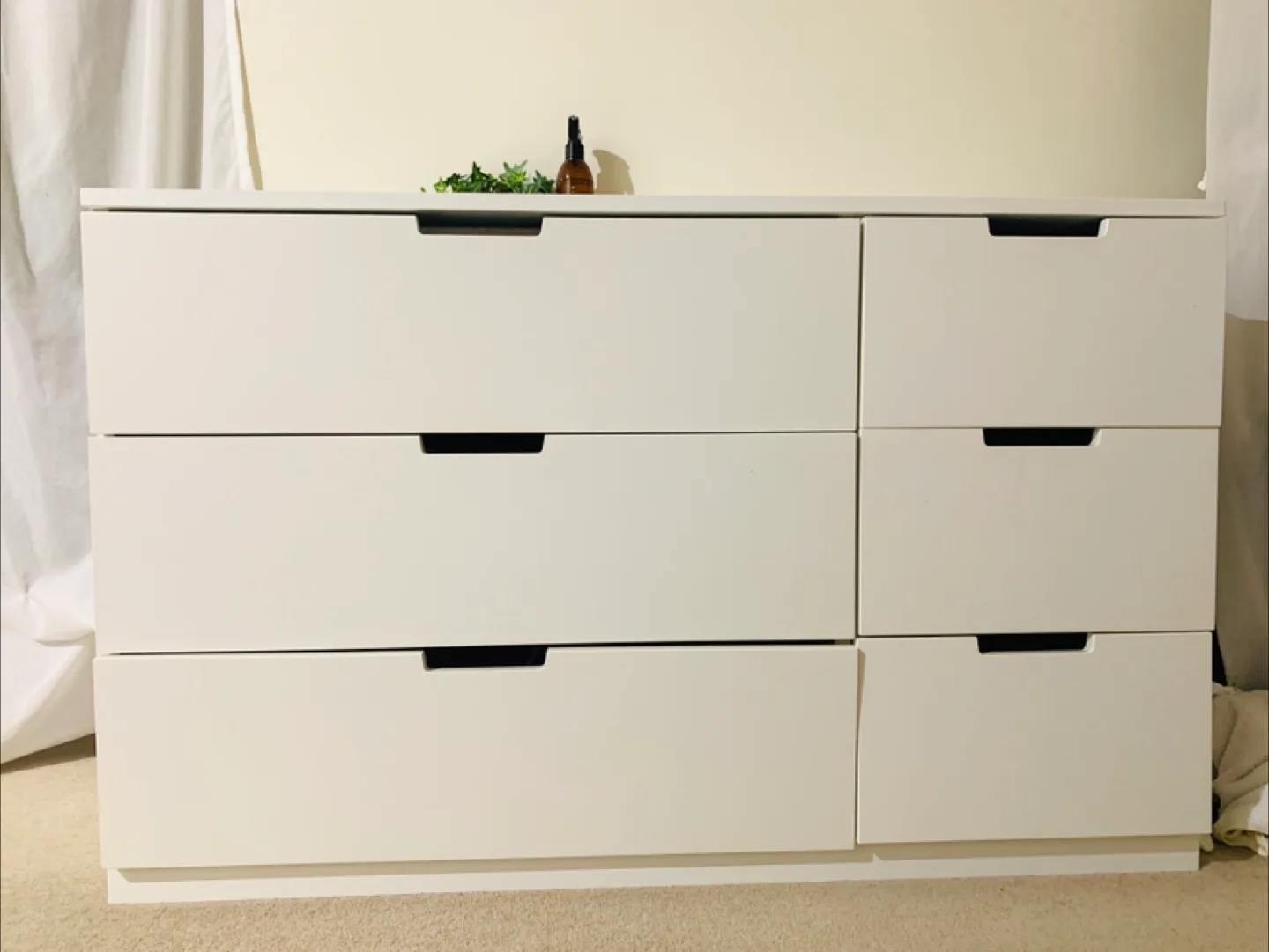 IKEA Nordli 6-Drawer Dresser - White thumbnail