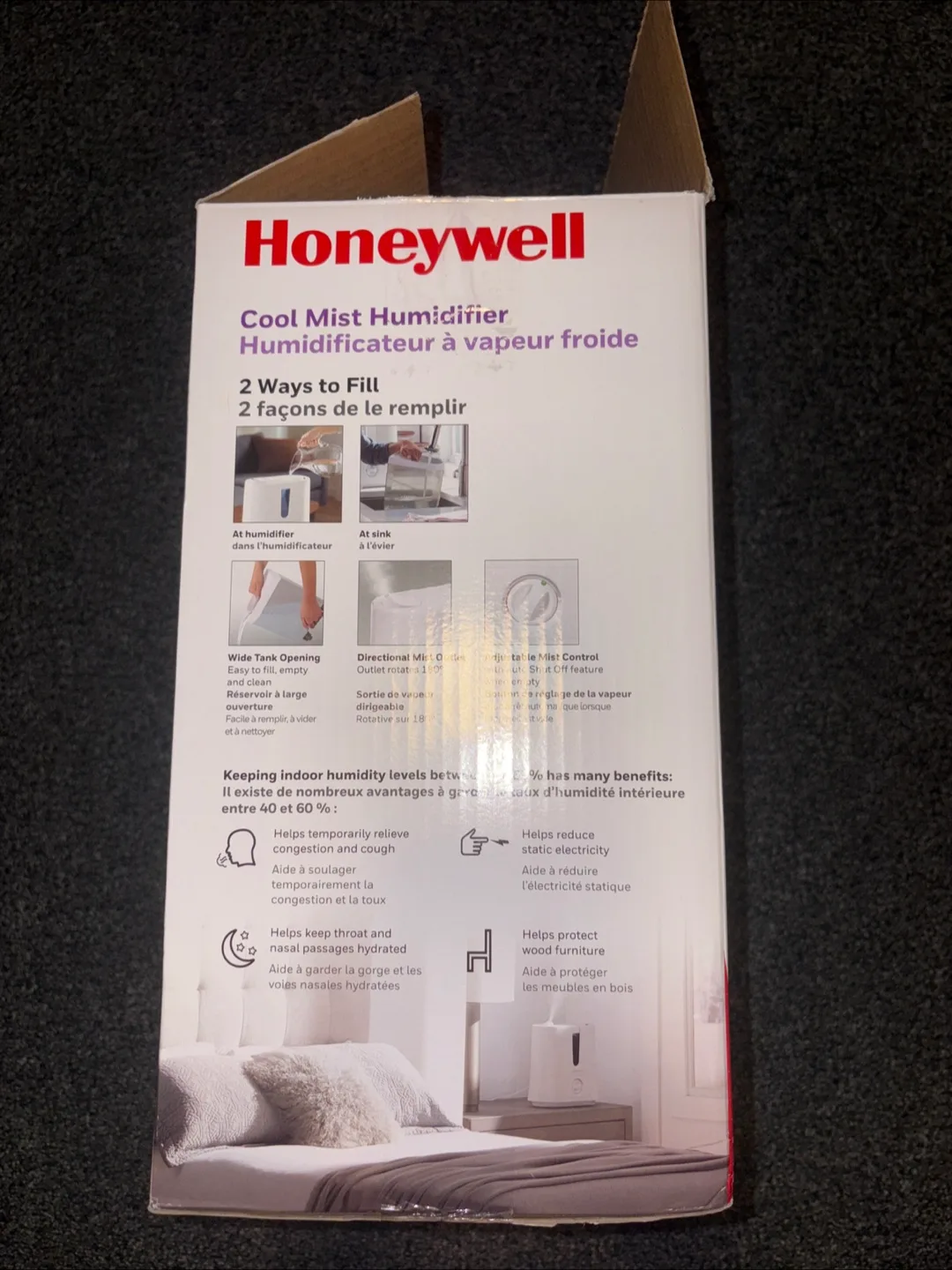 Honeywell Cool Mist Humidifier - Easy to Care image indicator(2)