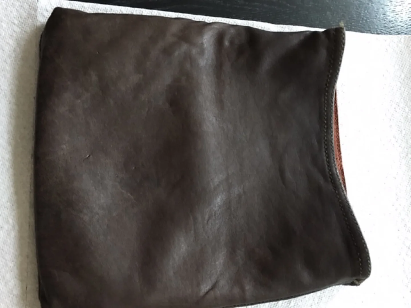 Calvin Klein Brown Leather clutch image indicator(3)