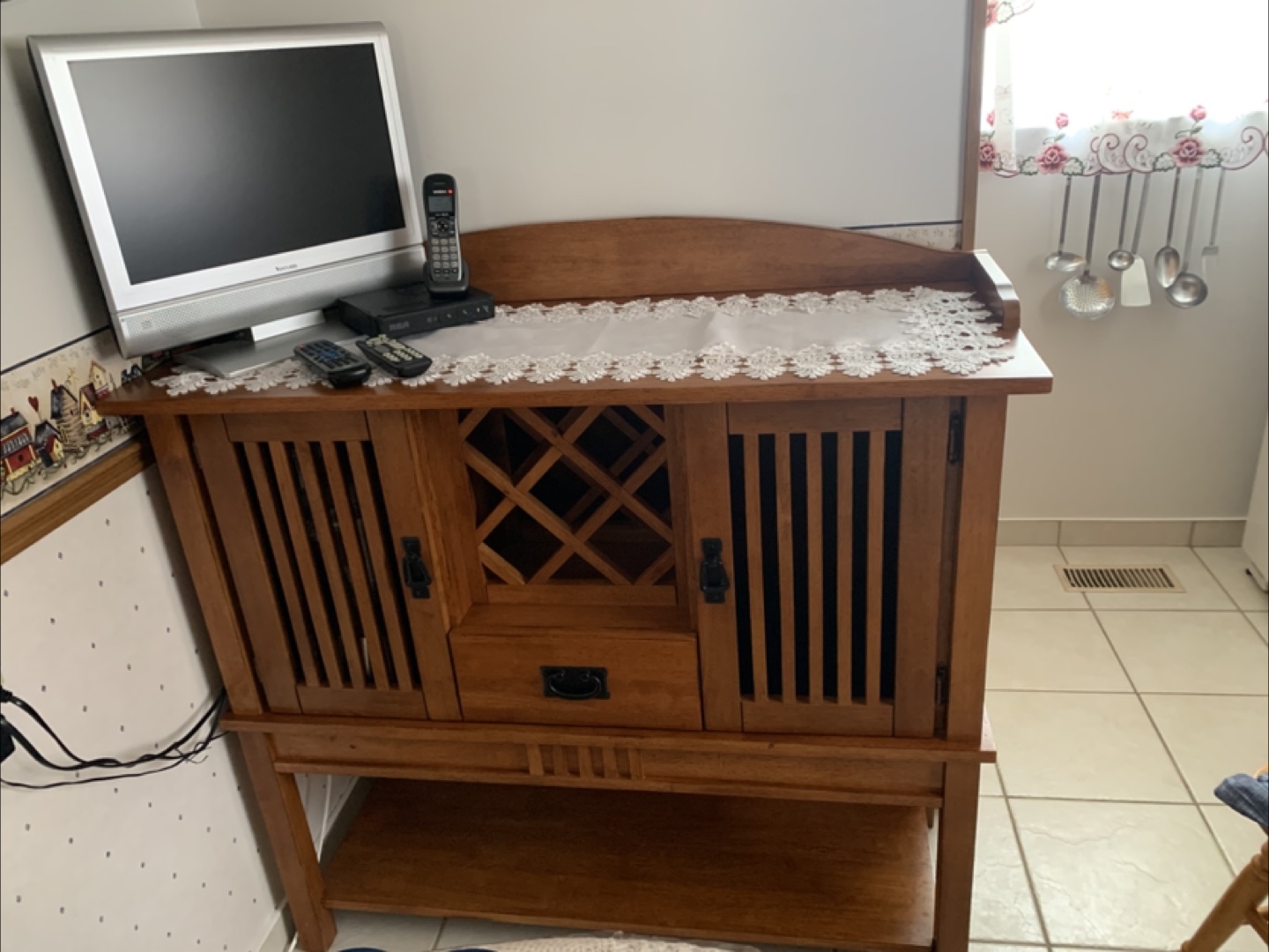 Hutch with Wine Storage