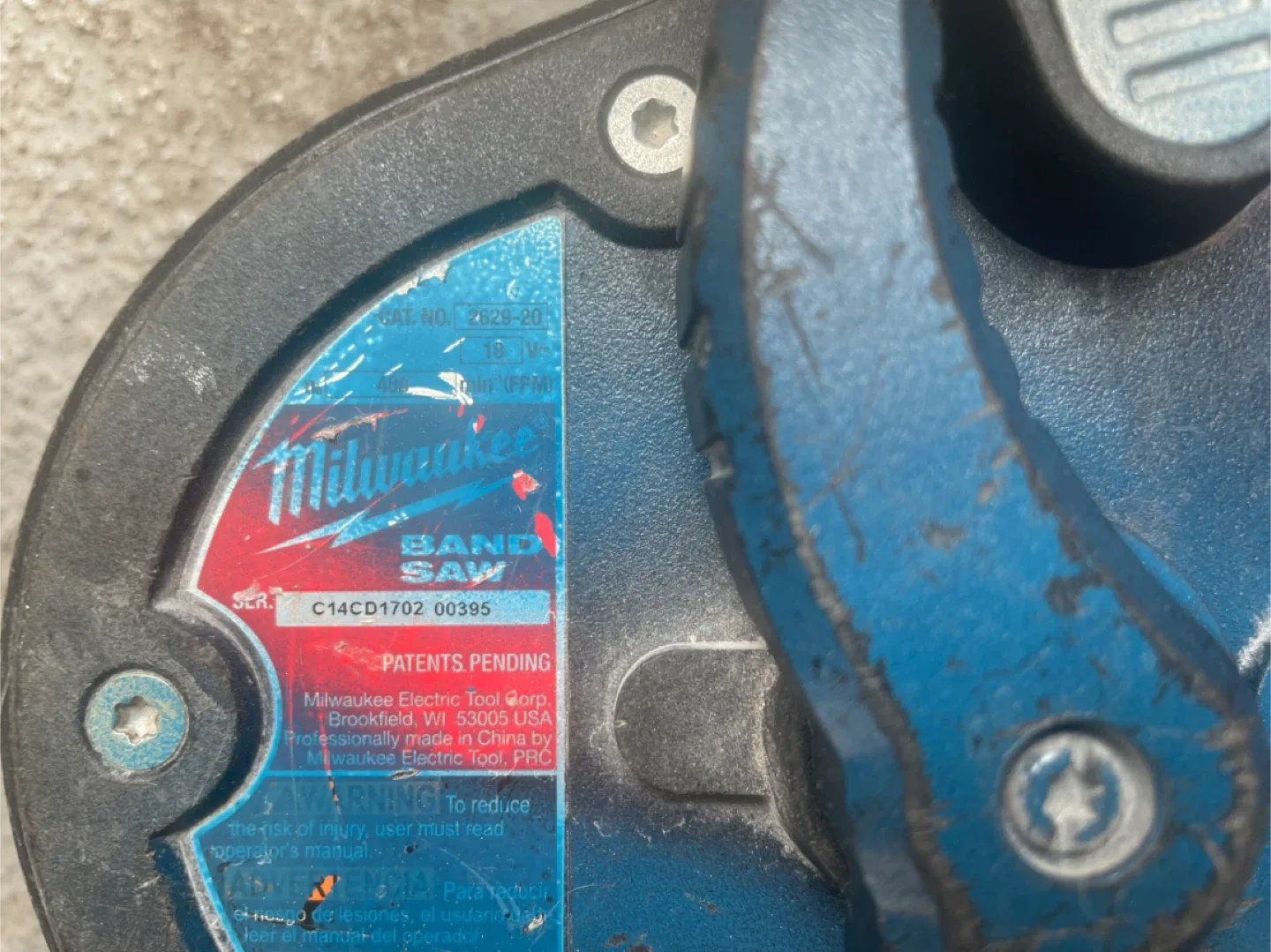 Milwaukee 2629-20 Cordless Band Saw with Charger image indicator(3)