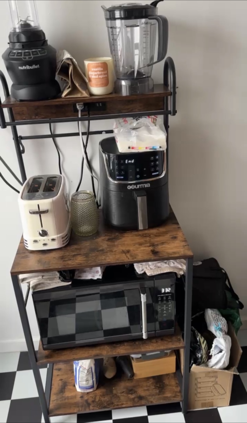 Bakers Rack Kitchen Shelf