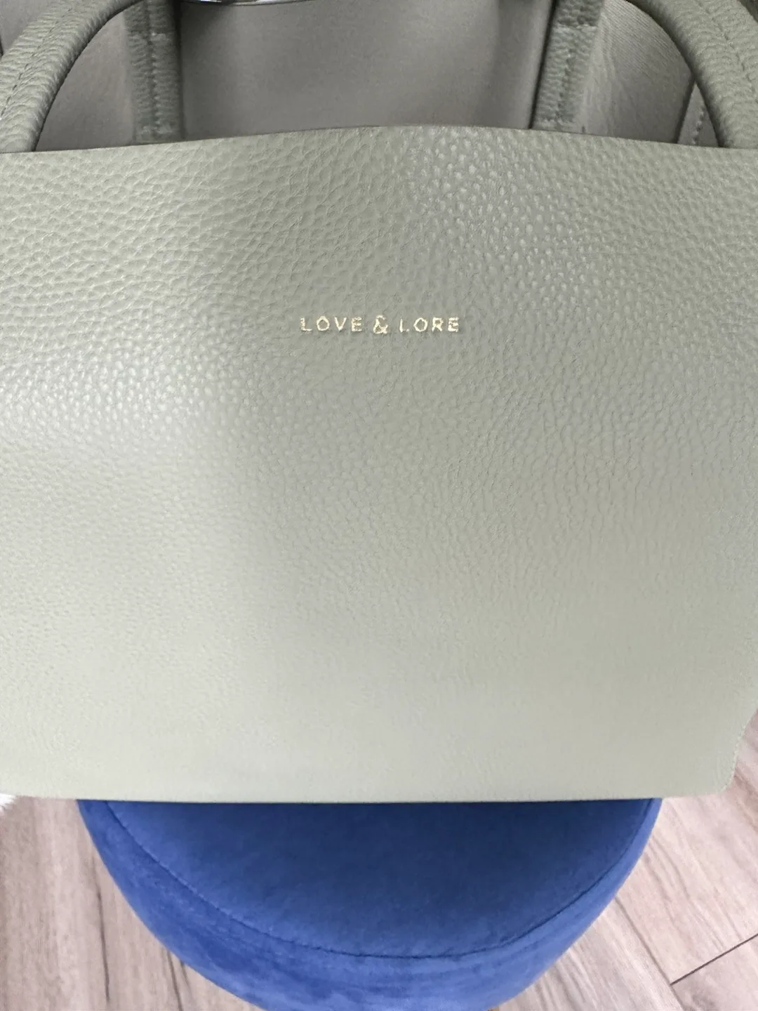 Love & Lore Light Green Tote Bag image indicator(2)