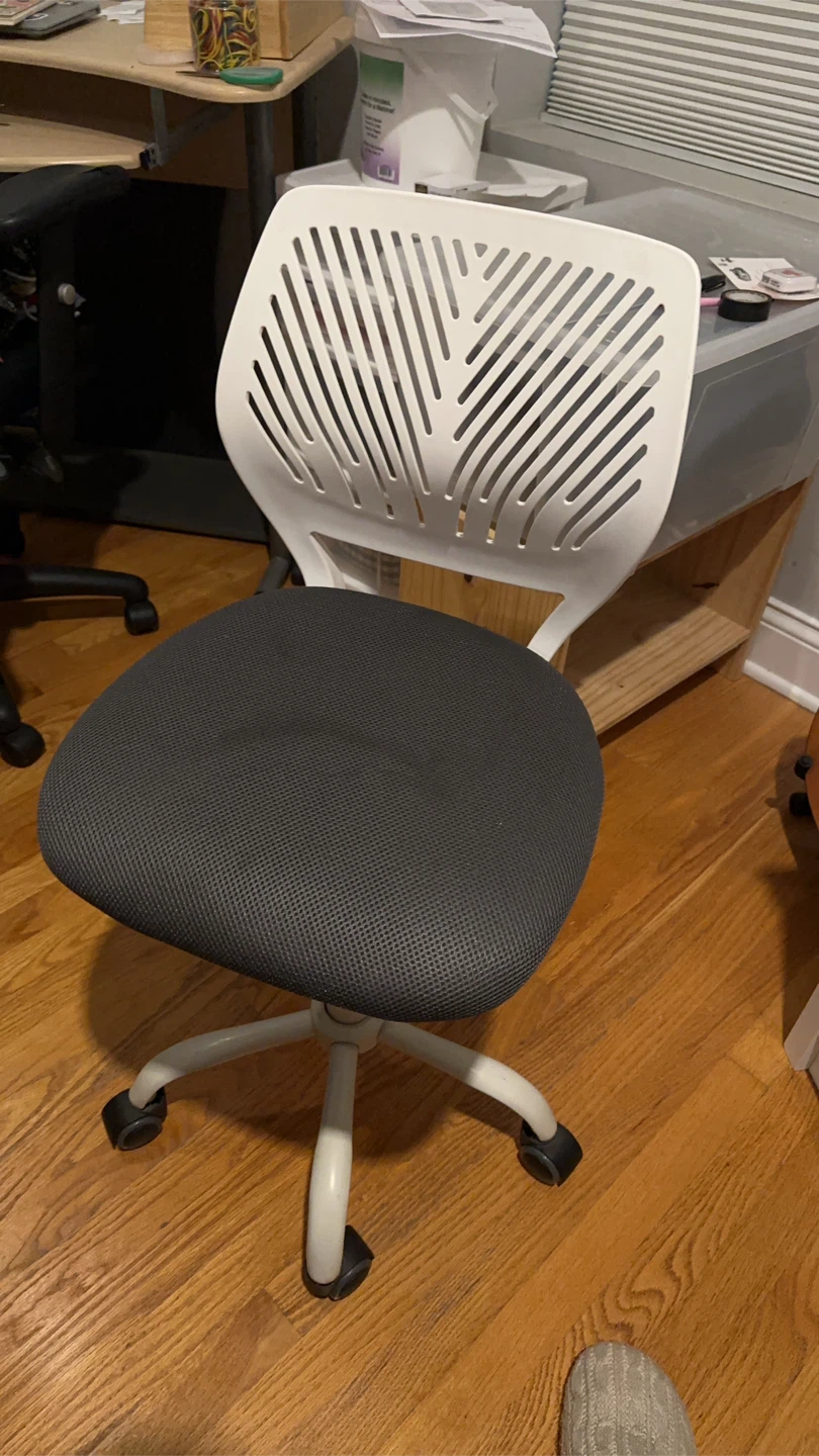 Gray & White Office Chair