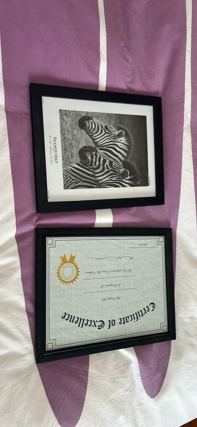 Two Black Picture Frames thumbnail