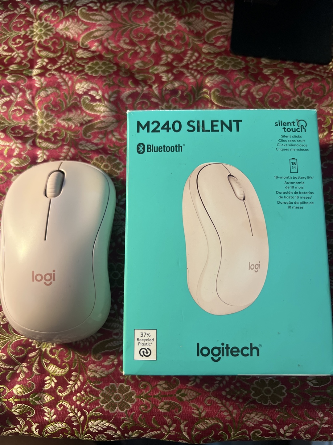 Logitech M240 Silent Wireless Mouse - Pink - photo 3