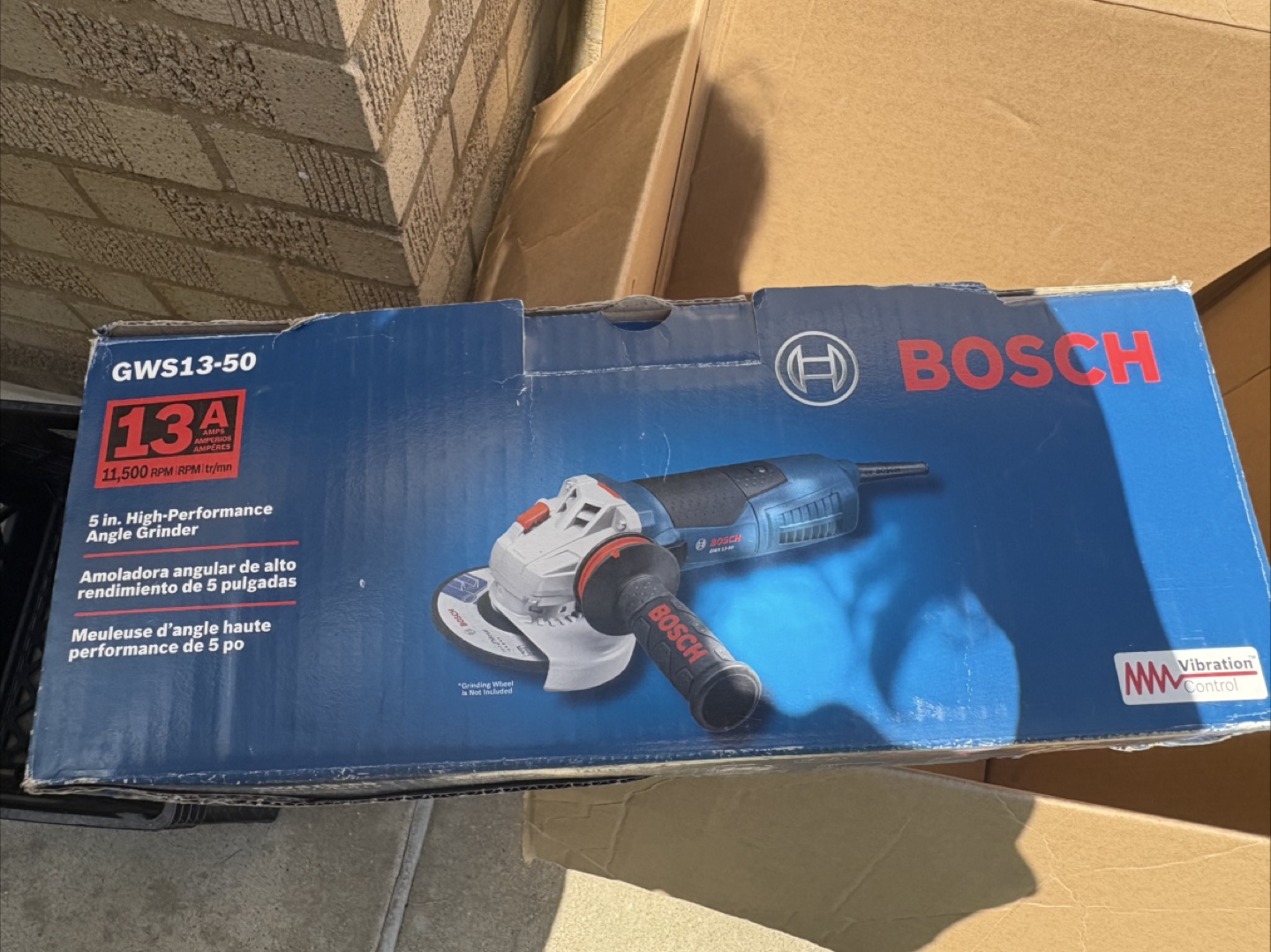 Bosch GWS13-50 5-in. High-Performance Angle Grinder
