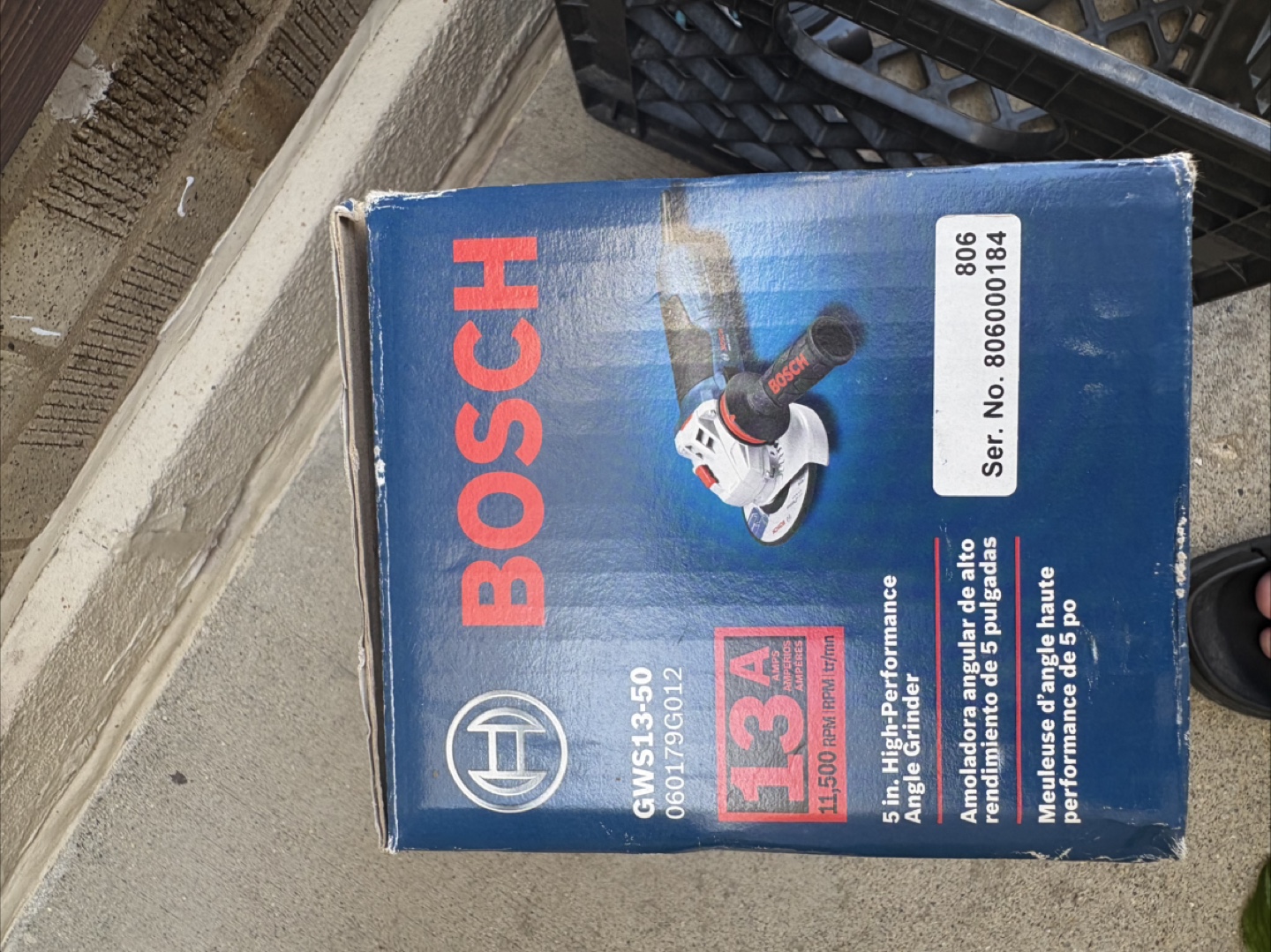 Bosch GWS13-50 5-in. High-Performance Angle Grinder - photo 3