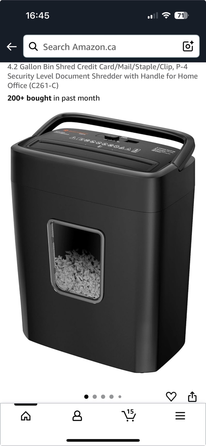 Bonsaii C225-A Paper Shredder