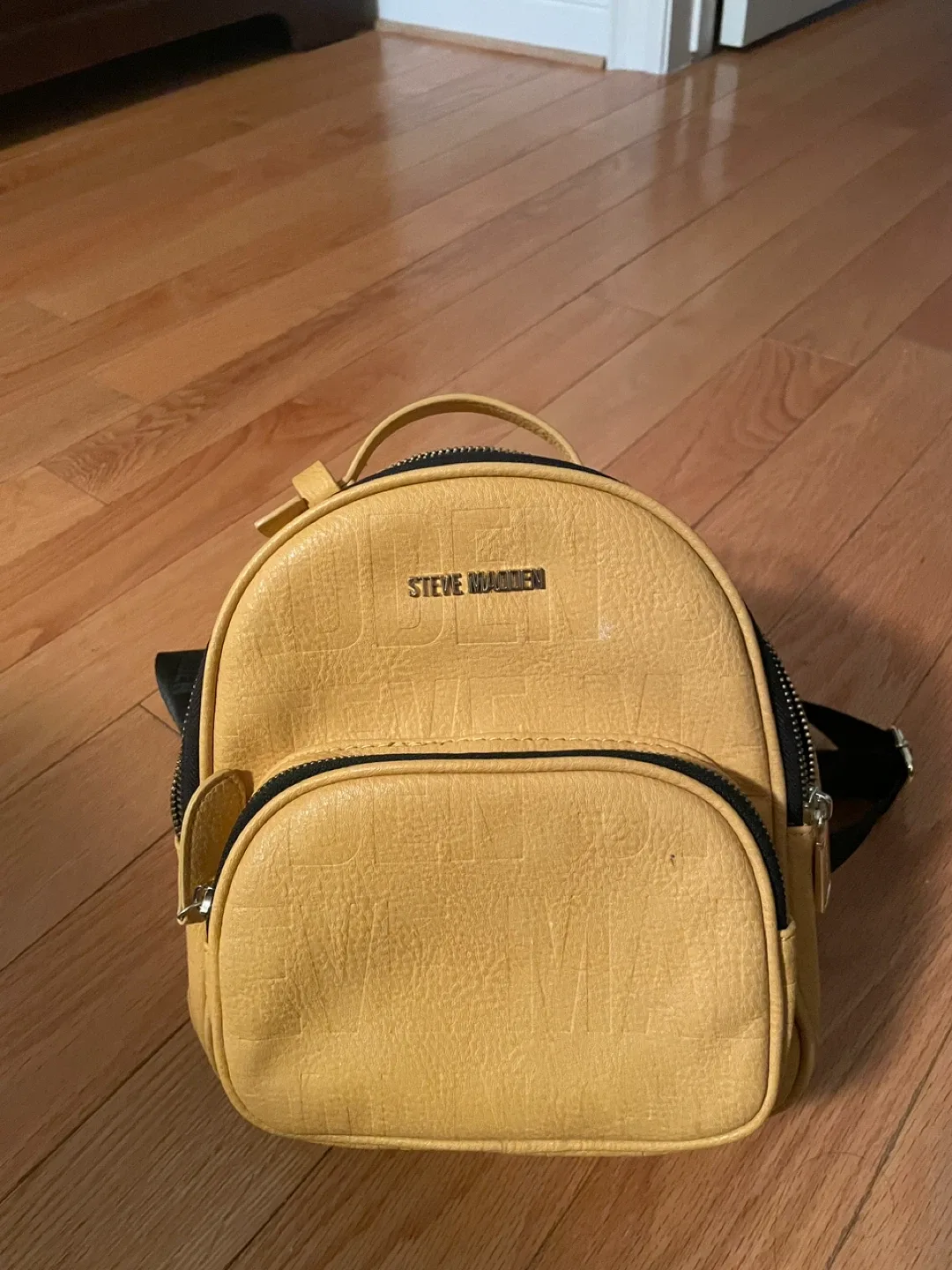 Steve Madden Yellow Backpack thumbnail