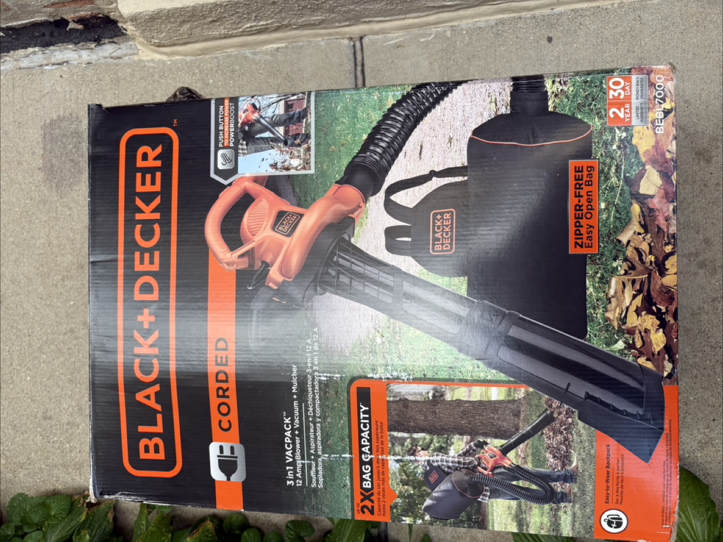Black+Decker BEBL7000 Corded Blower/Vac/Mulcher