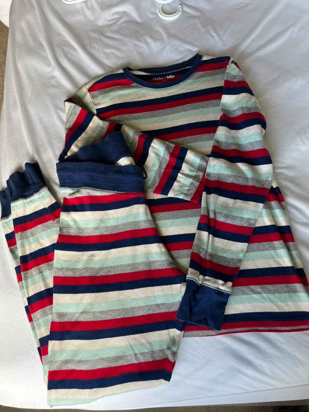 Hatley x Indigo Striped Pajama Set - Size M thumbnail
