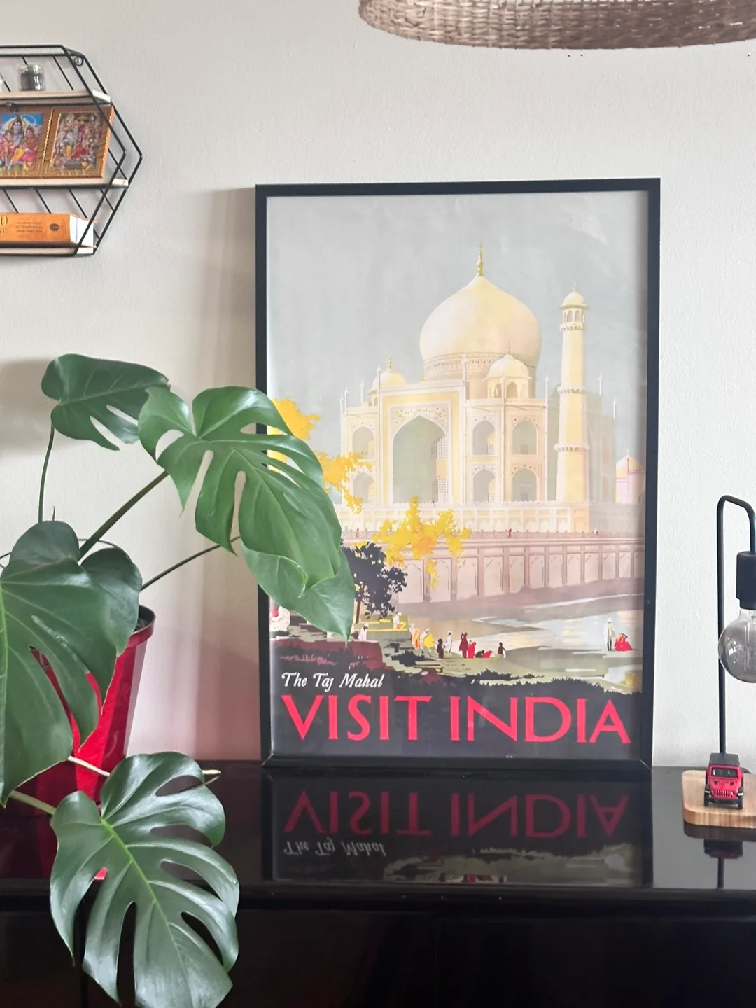 Visit India Taj Mahal Framed Print image indicator(2)