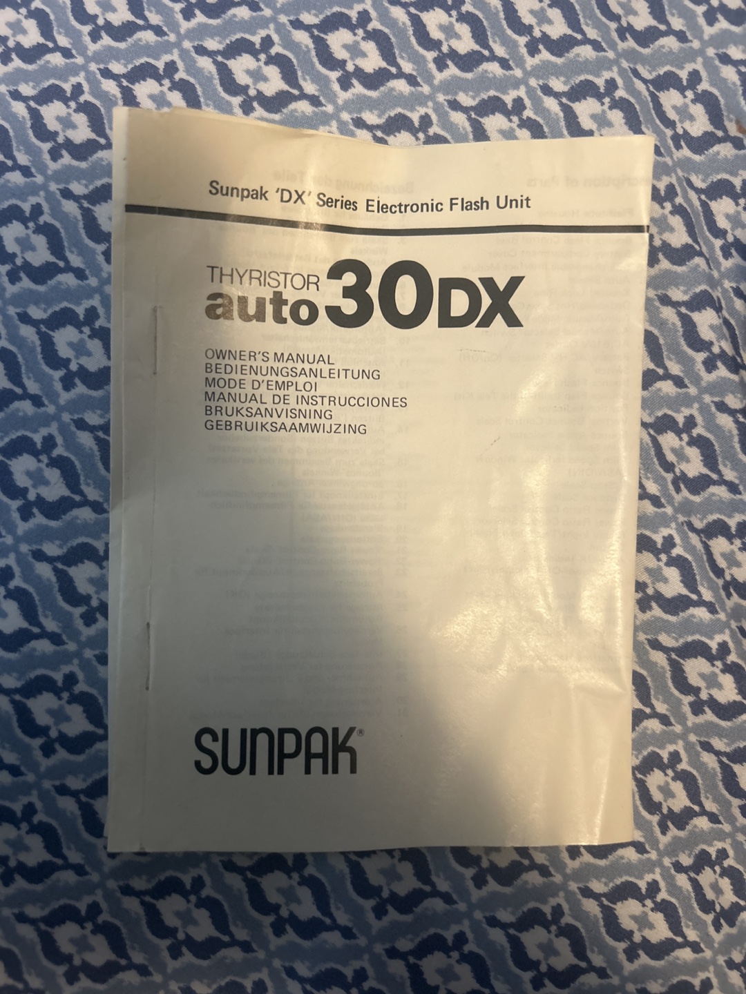 Sunpak Auto 30 DX Thyristor Flash - photo 4
