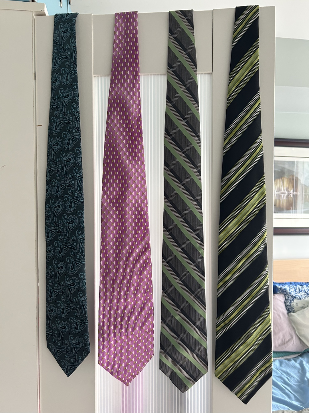 Assorted Men's Ties: DKNY, Justwhiteshirts and Perry Ellis