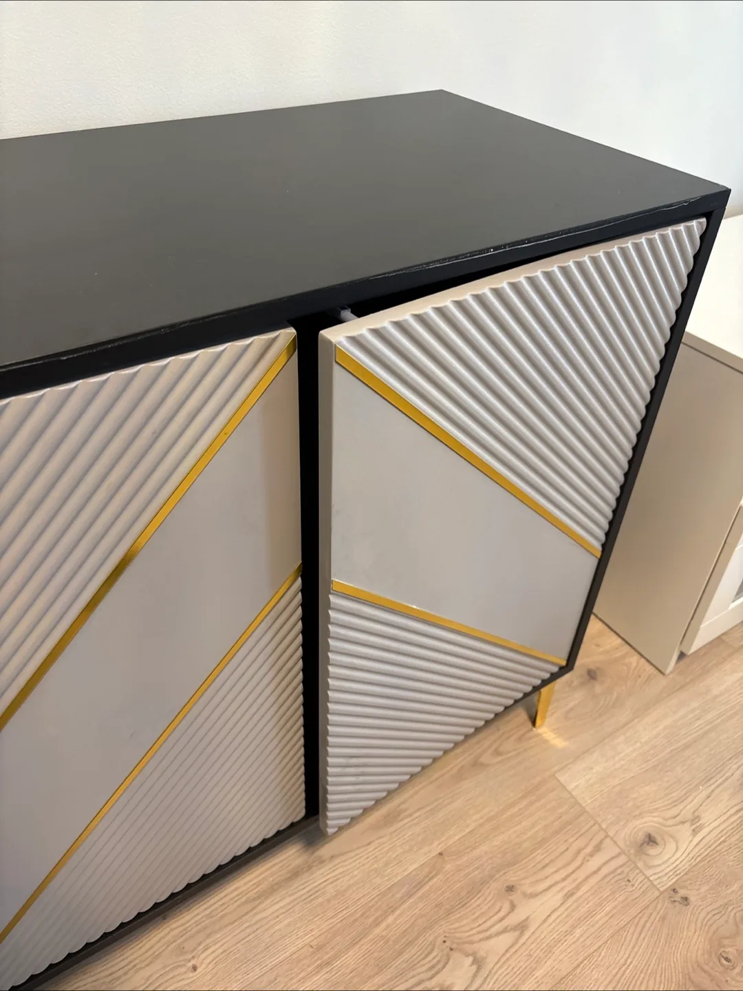 Grey & Gold Accent Cabinet image indicator(2)