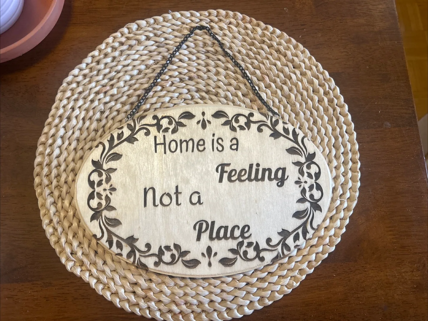 Home Decor Wall Sign - Home is a Feeling