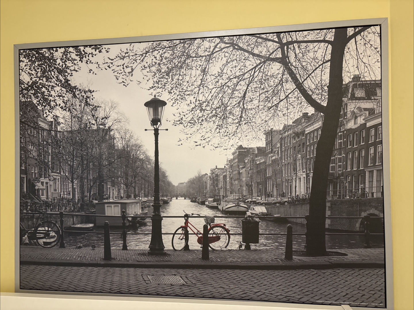 Amsterdam Cityscape Framed Print