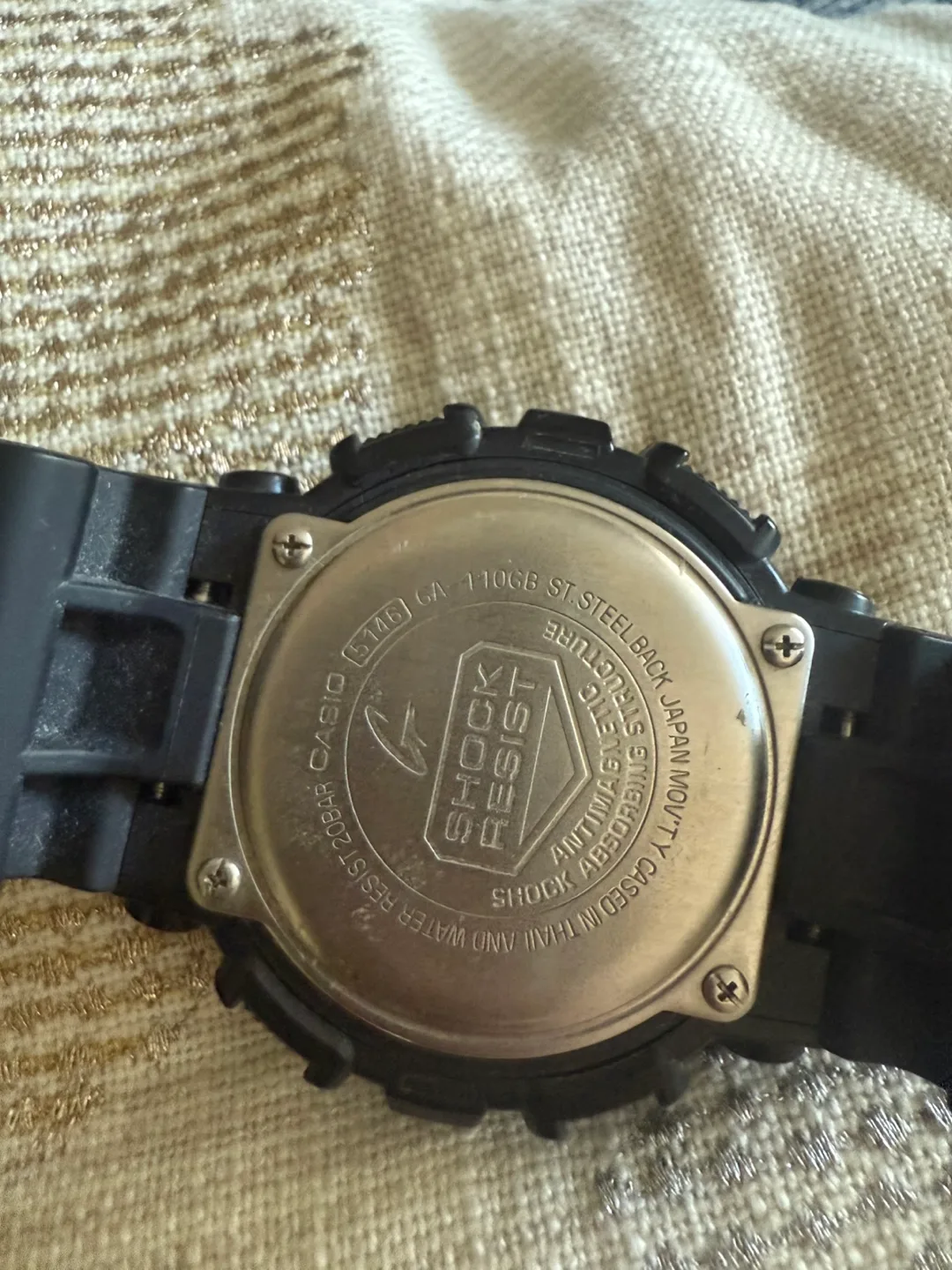 Casio G-Shock GA-110GB Black & Gold Watch image indicator(4)