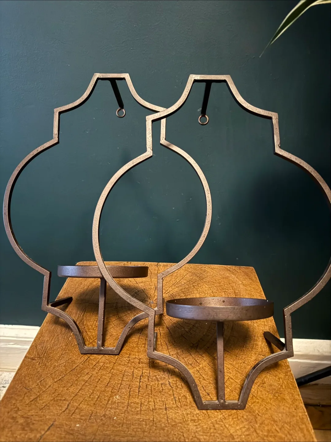 Metal Candle Holders - Set of 2 thumbnail