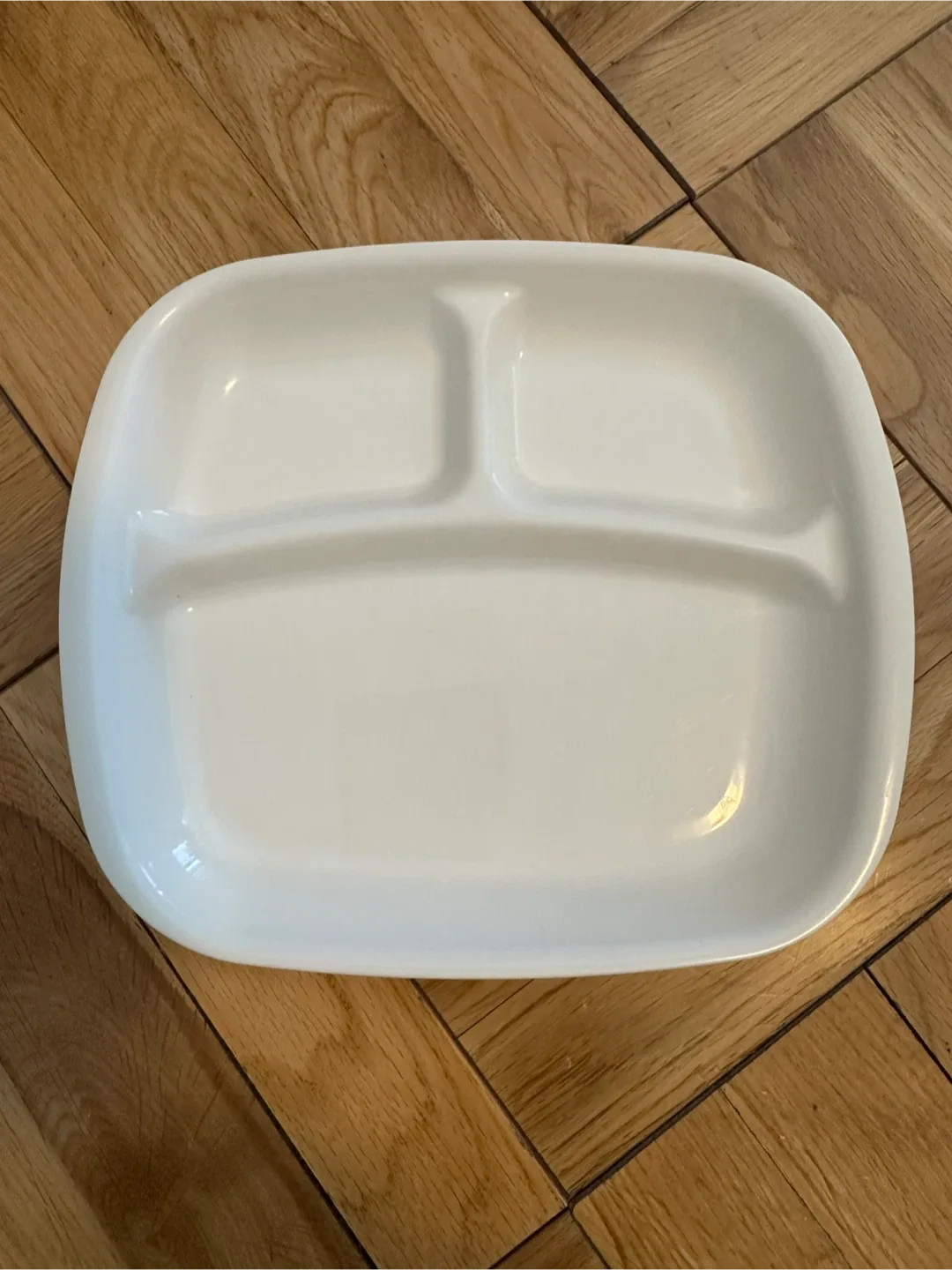 White Divided Plate thumbnail