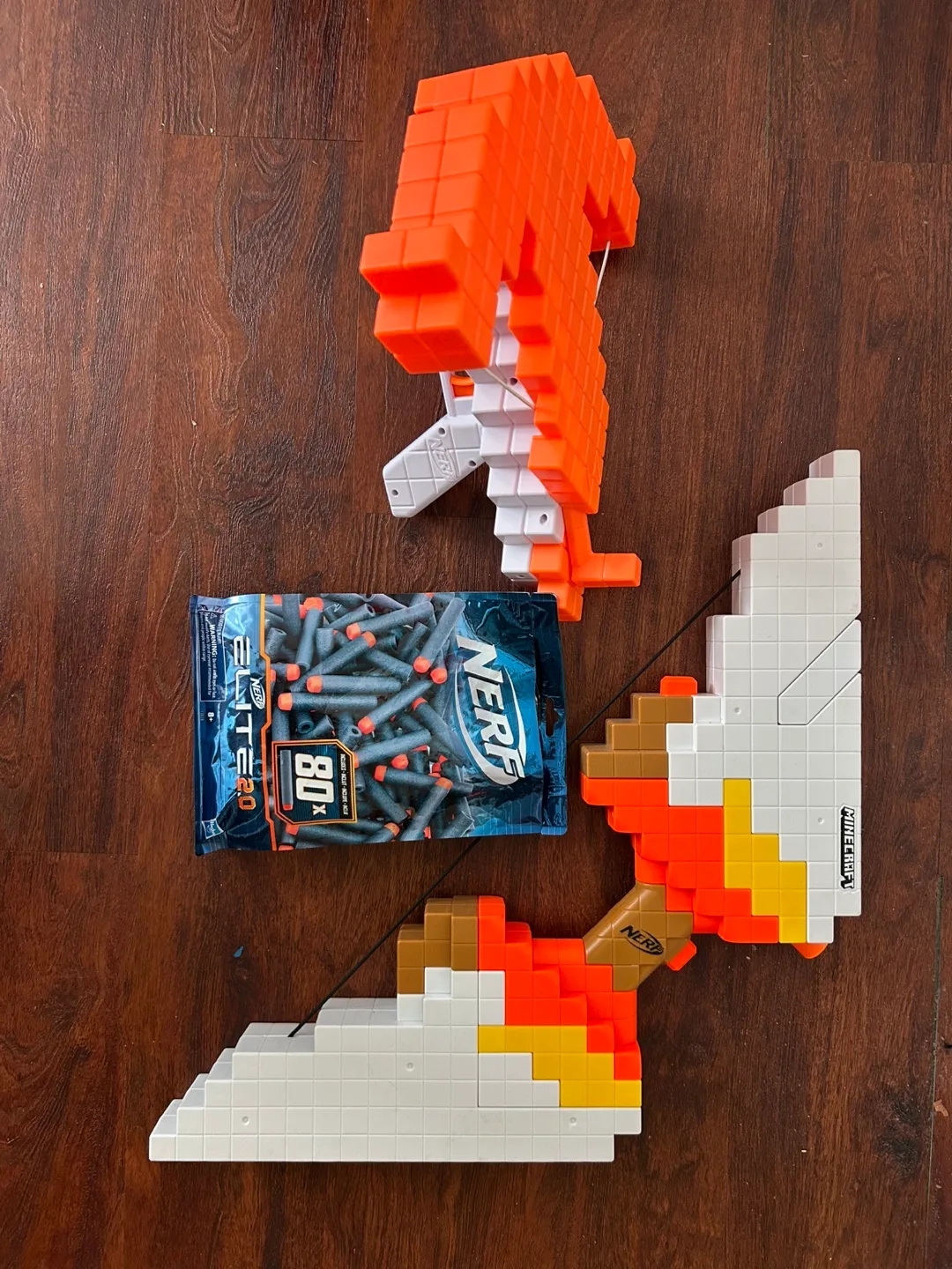 Nerf Minecraft Bow & Crossbow + Darts