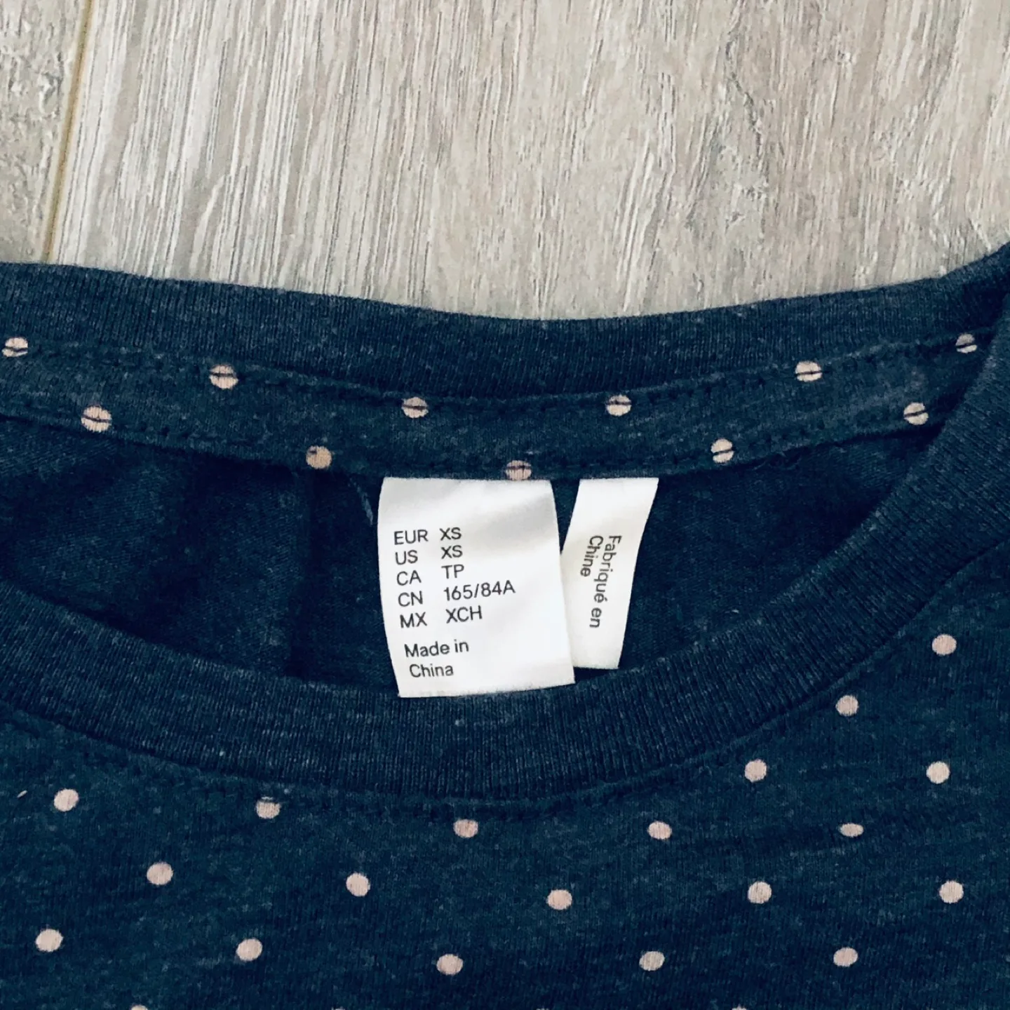 H&M XS Polka Dot T-Shirt image indicator(2)
