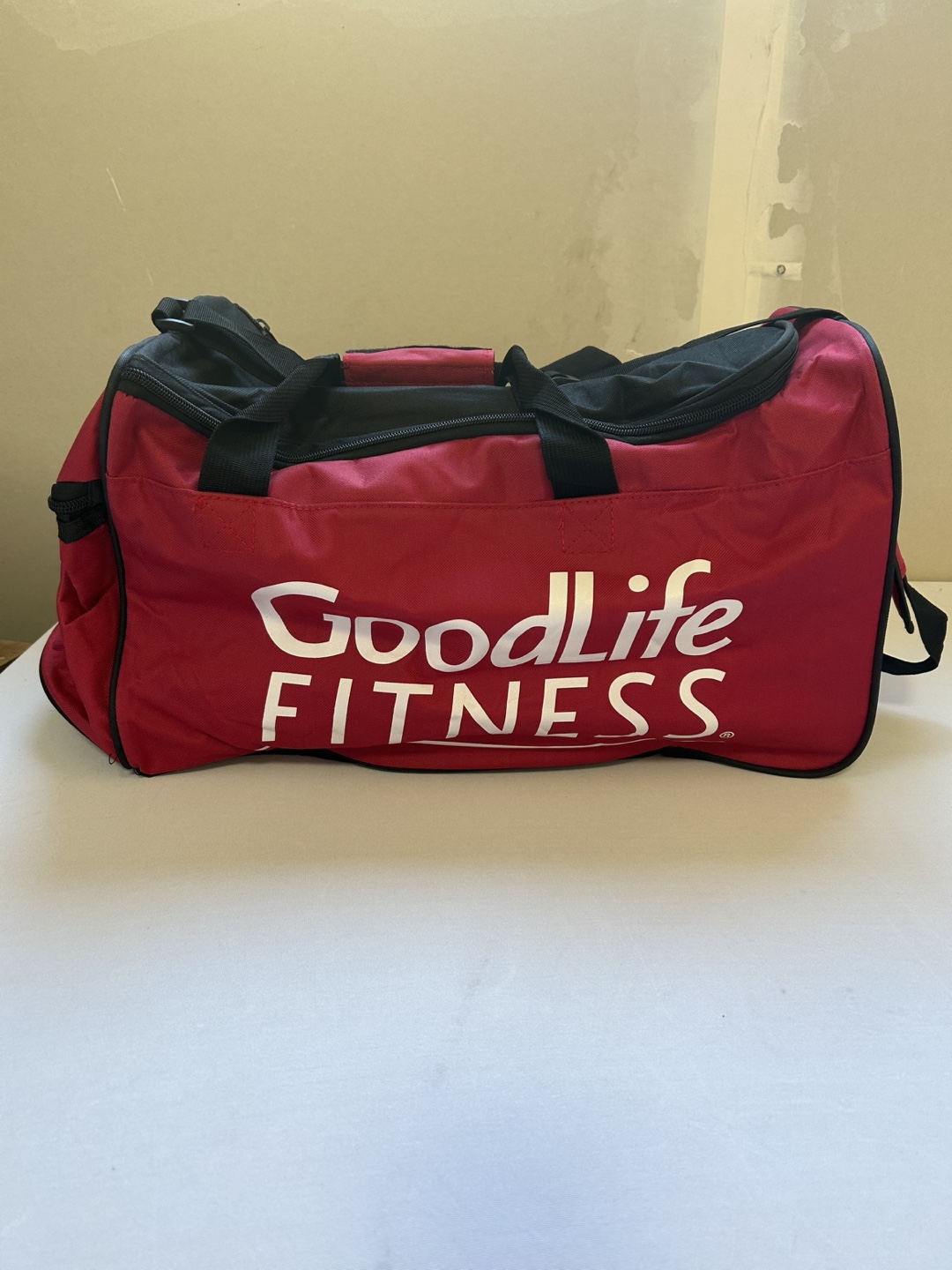 GoodLife Fitness Gym Bag - Red & Black