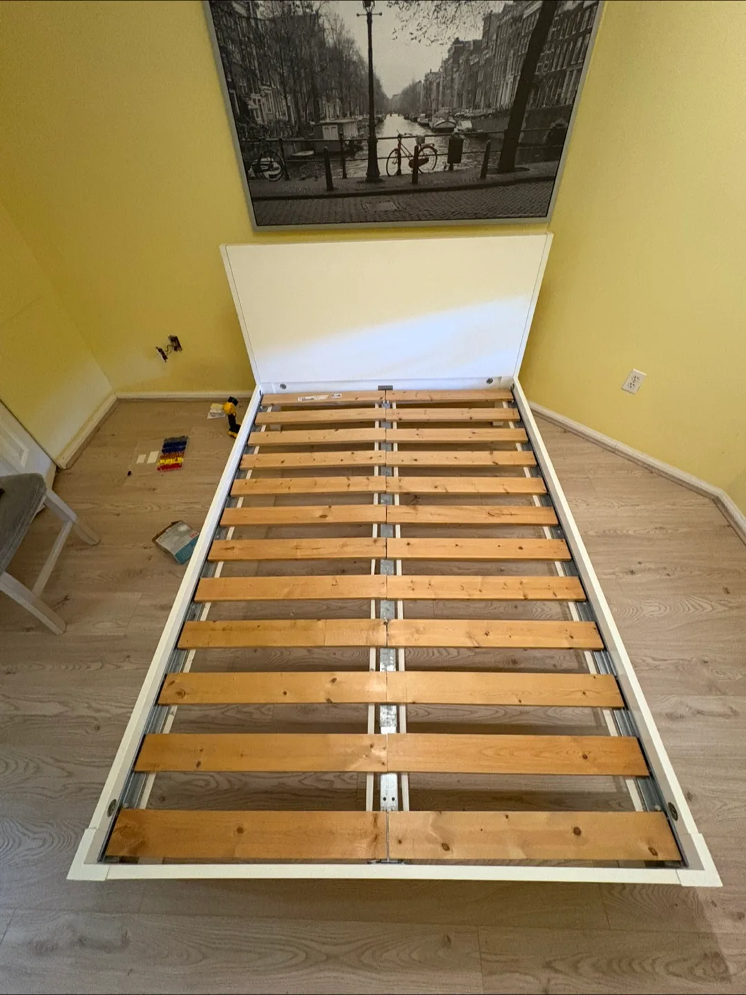 Double - IKEA Malm Bed Frame - White image indicator(4)