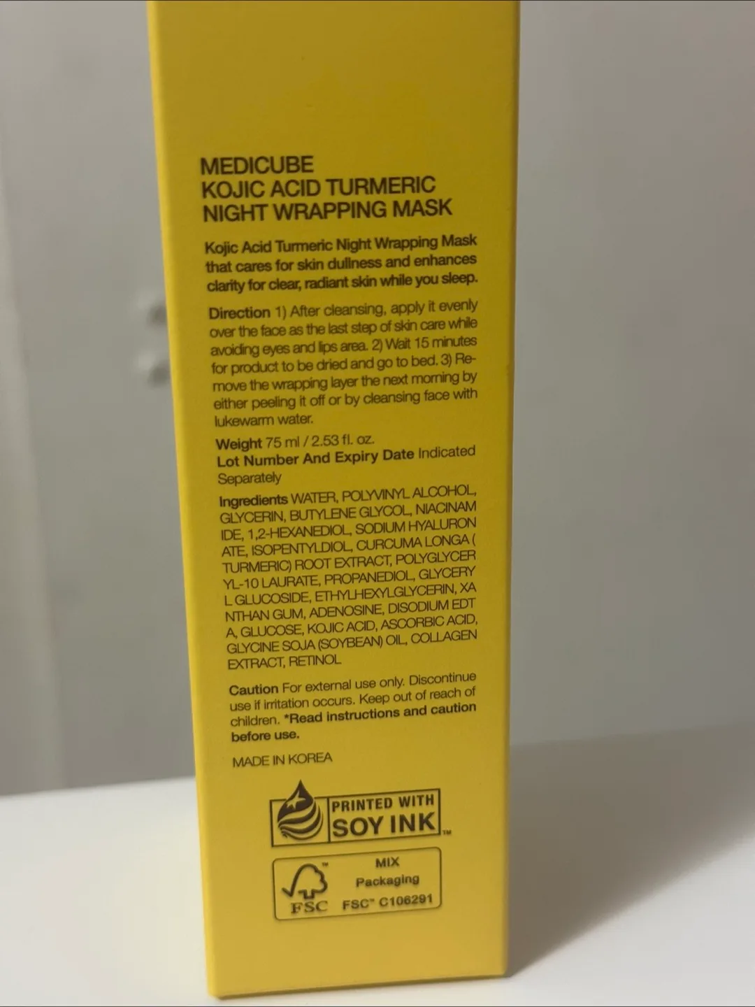 Medicube Kojic Acid Turmeric Night Wrapping Mask image indicator(2)