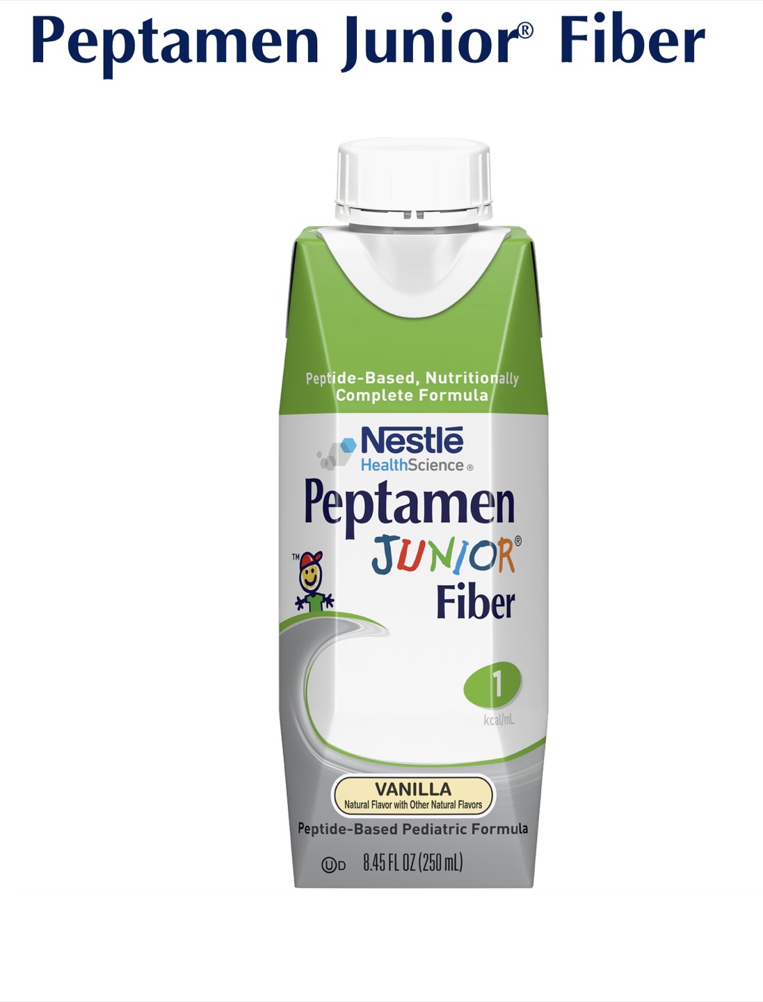 NEW Peptamen Junior Fiber Vanilla * CASE of 24 *