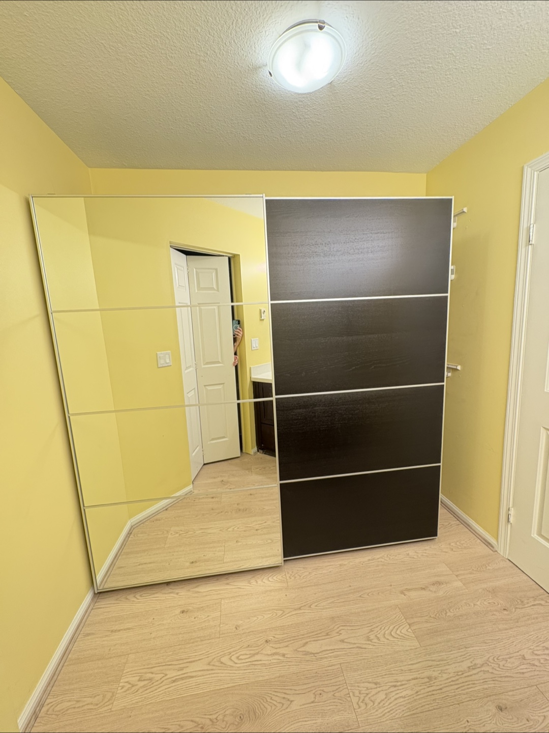 IKEA PAX Wardrobe with Mirror Doors - Brown - photo 3