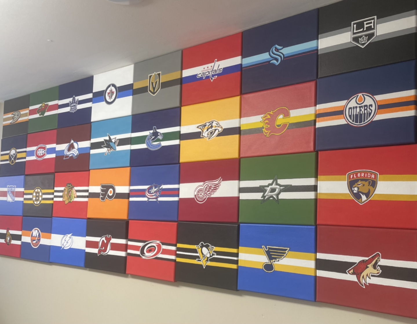 NHL team logos.