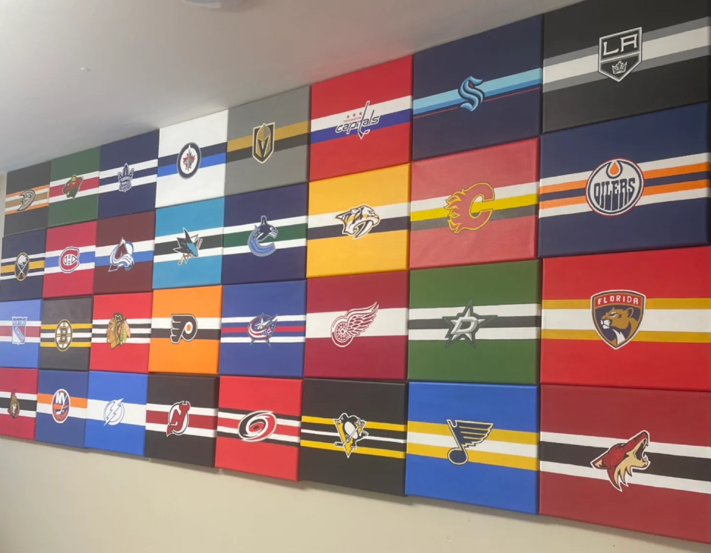 NHL team logos.