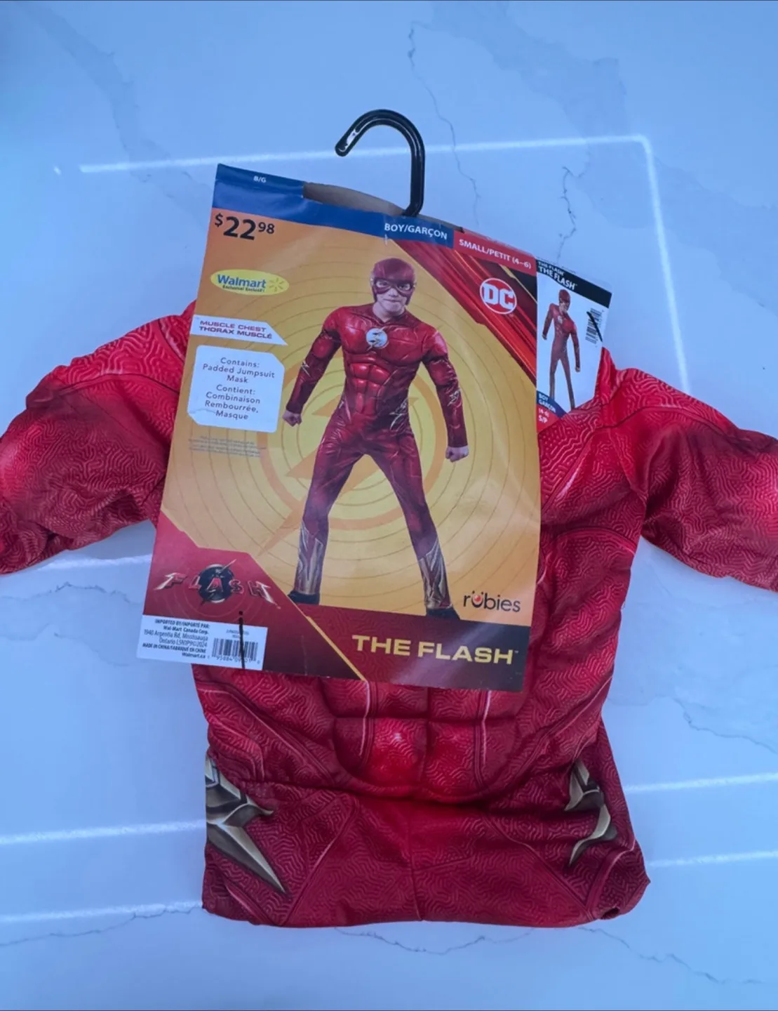 HALLOWEEN COSTUME- BOYS SM (4-6) THE FLASH thumbnail