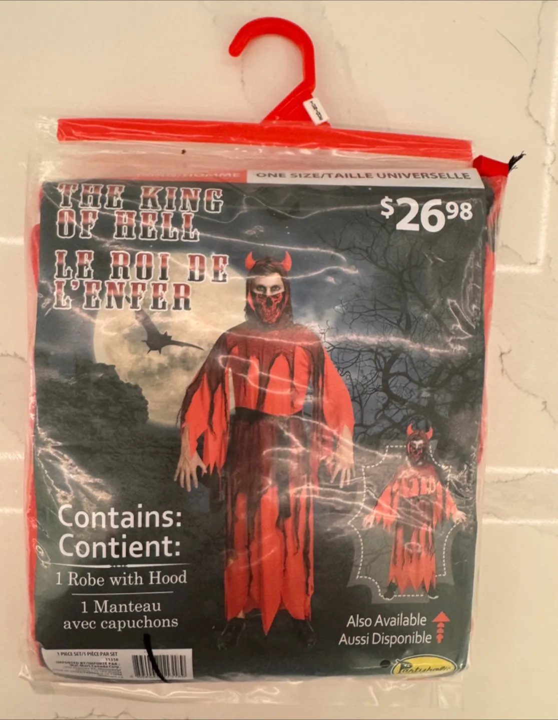 HALLOWEEN COSTUME- ADULT O/S KING OF HELL thumbnail