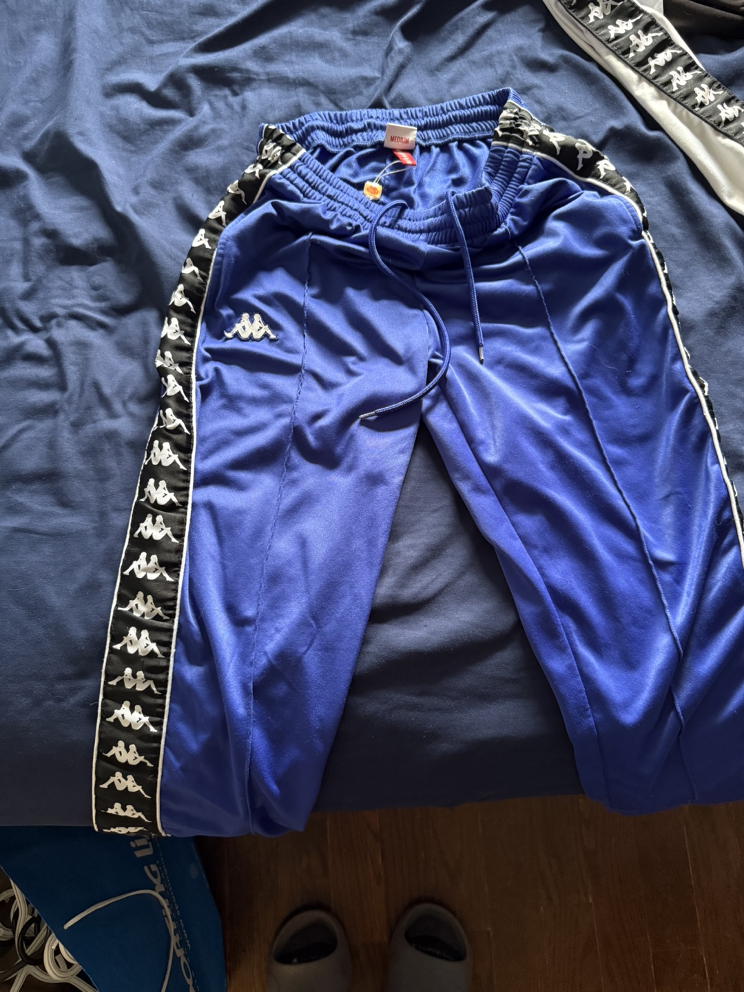 Kappa Blue Track Pants - Size Medium - photo 4