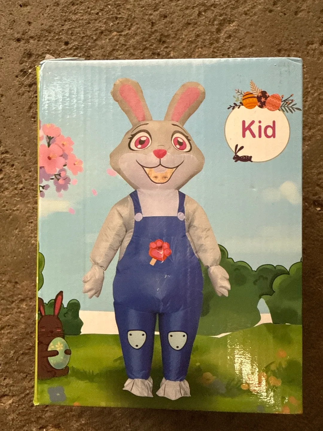 Inflatable Bunny Costume for Kids