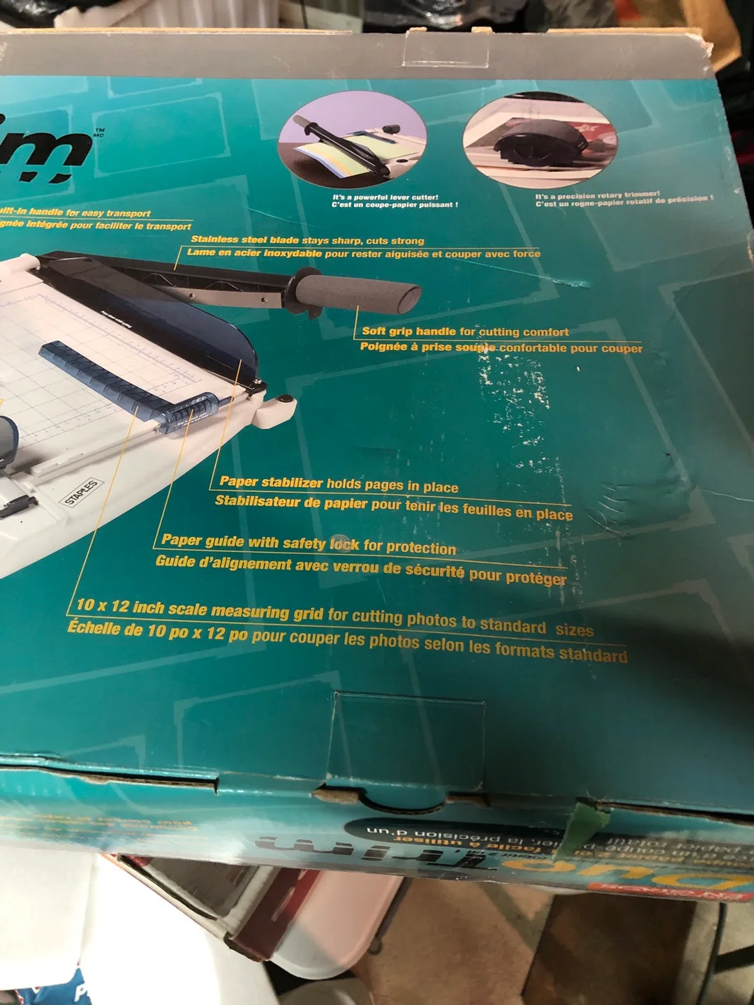 Staples DuoTrim 2-in-1 Paper Cutter & Rotary Trimmer image indicator(2)