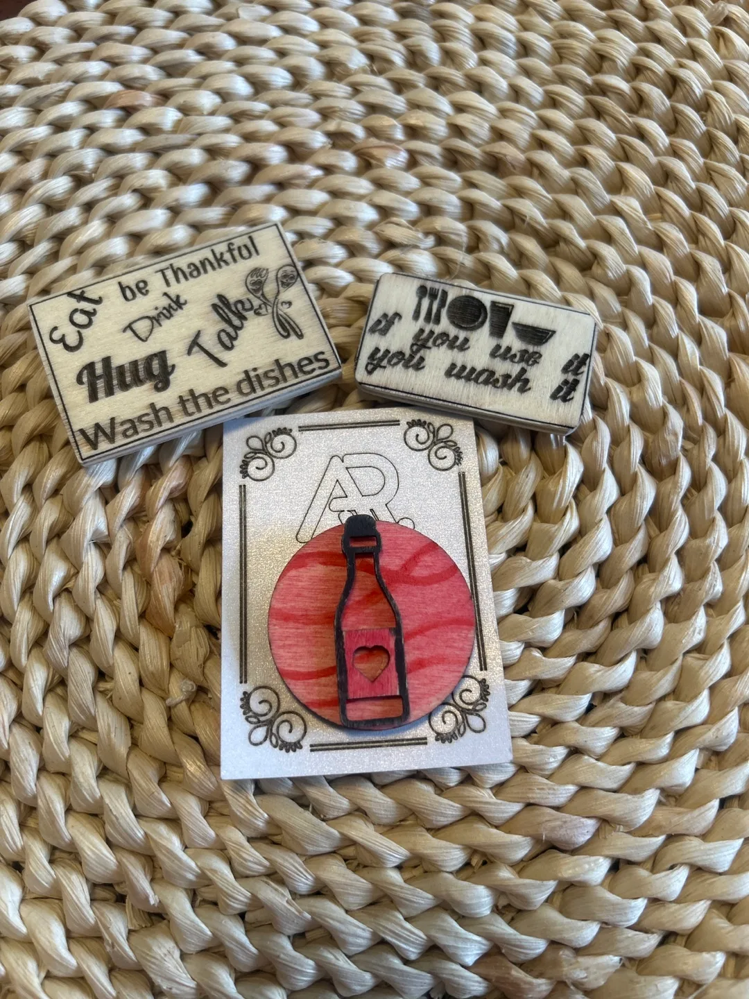 Handmade Wooden Kitchen Signs