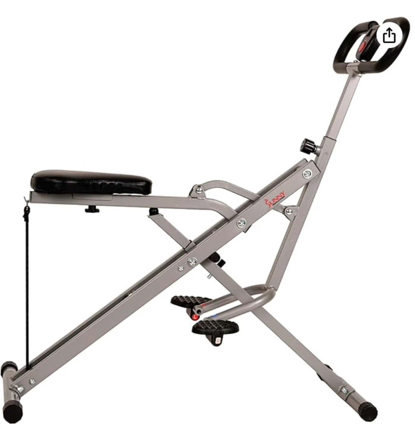 Sunny Health & Fitness Squat Assist Exercise Bike - photo 2